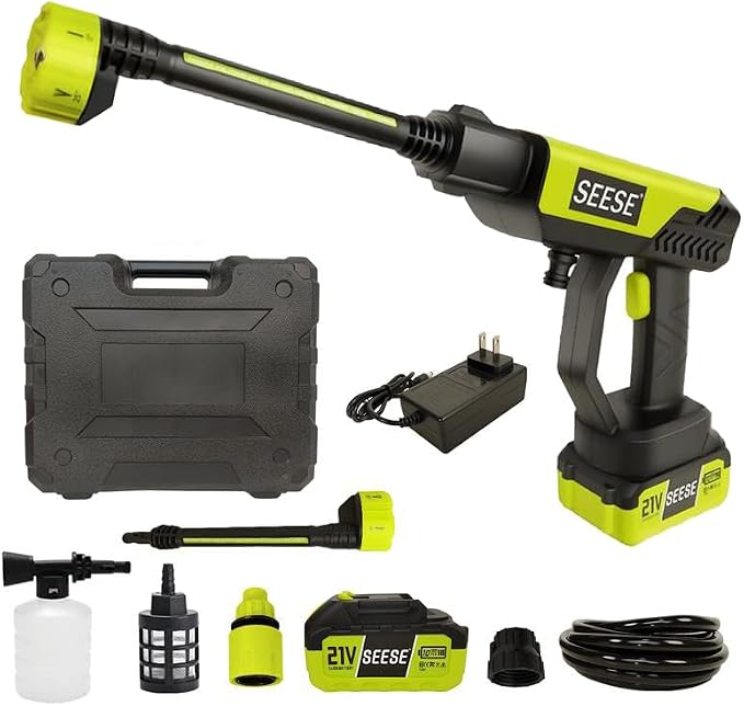 SEESE 21V Cordless Pressure Washer Pro Kit